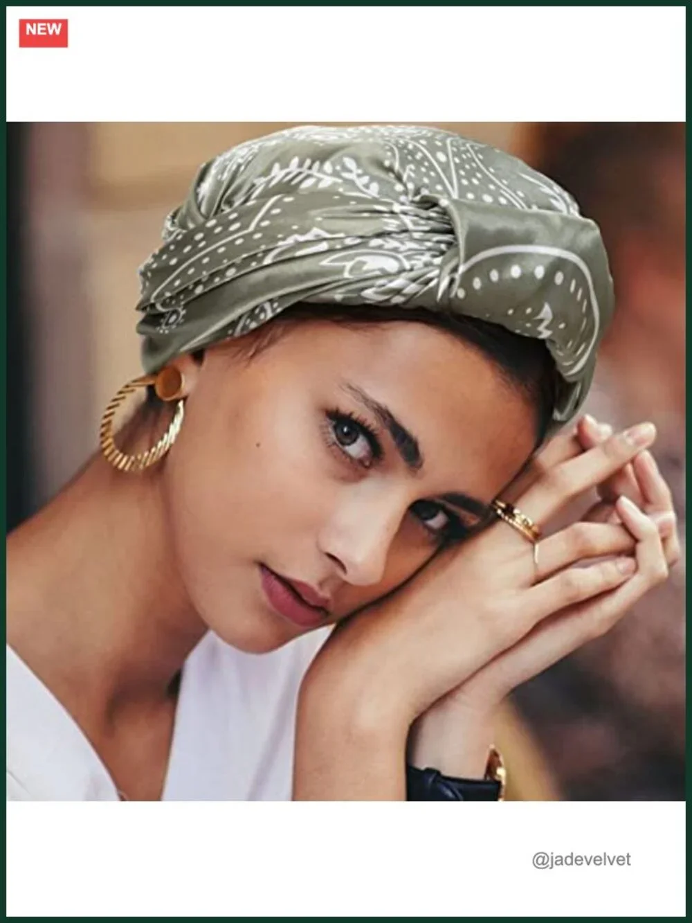 4x Satin Hair Scarf for Women 35